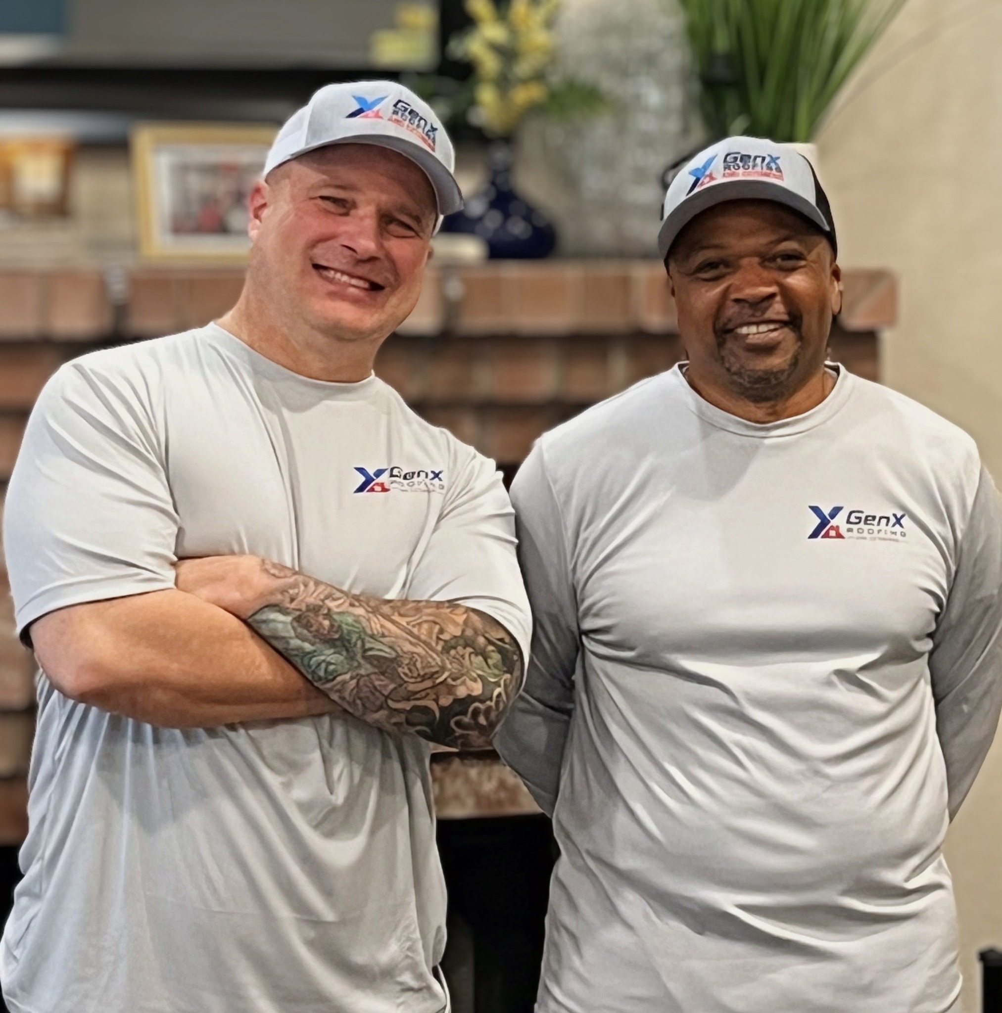 Eddie J. Williams and Cale Hawkins, owners of GenX Roofing & Exteriors
